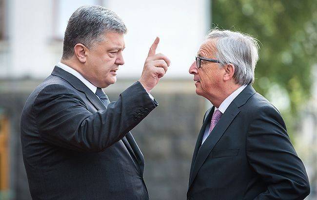 Жан-Клод Юнкер - Юнкер оценил усилия Порошенко на пути к Европе - ru.slovoidilo.ua - Украина - Киев