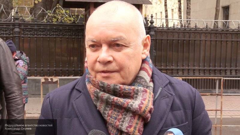 Кирилл Вышинский - Дмитрий Киселев - Киселев назвал "абсурдом" ситуацию с возбуждением дела против телеканала NewsOne - nation-news.ru - Москва - Россия - Украина