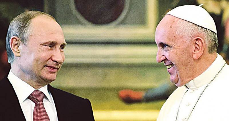 Владимир Путин - Сергей Михеев - Франциск - Русская идея в Ватикане. Путин и Папа затронули общие ценности - geo-politica.info - Россия - Италия - Ватикан - Ватикан