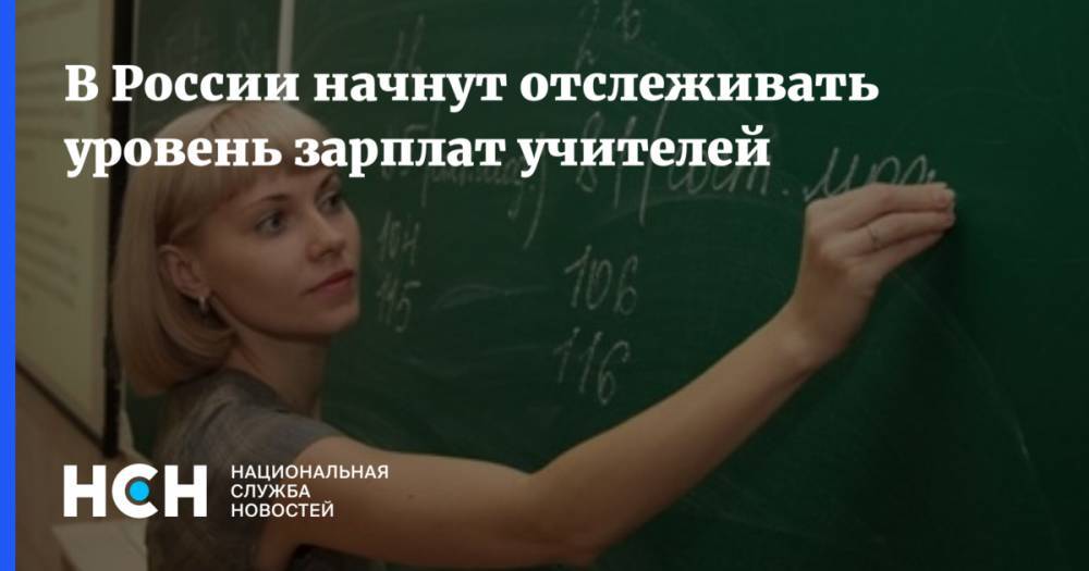 Андрей Бочаров - В России начнут отслеживать уровень зарплат учителей - nsn.fm