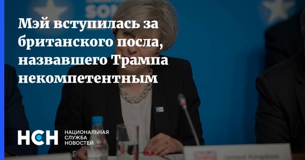 Дональд Трамп - Тереза Мэй - Мэй вступилась за британского посла, назвавшего Трампа некомпетентным - nsn.fm - США - Вашингтон - Англия