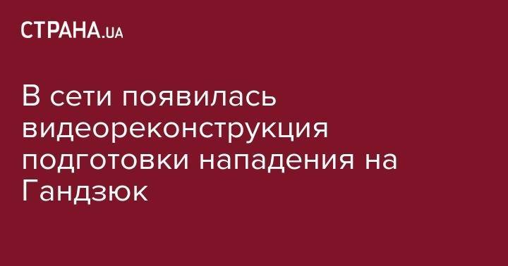 Екатерина Гандзюк - Алексей Левин - В сети появилась видеореконструкция подготовки нападения на Гандзюк - strana.ua - Херсон