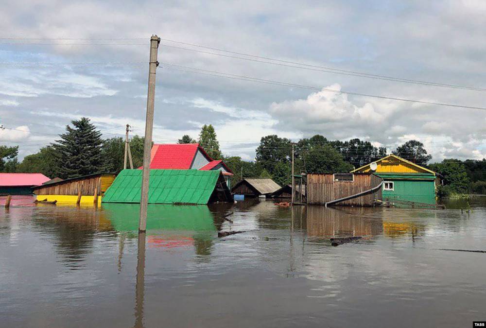 В Приамурье затопило уже больше 30 населённых пунктов - svoboda.org - Амурская обл. - район Благовещенский