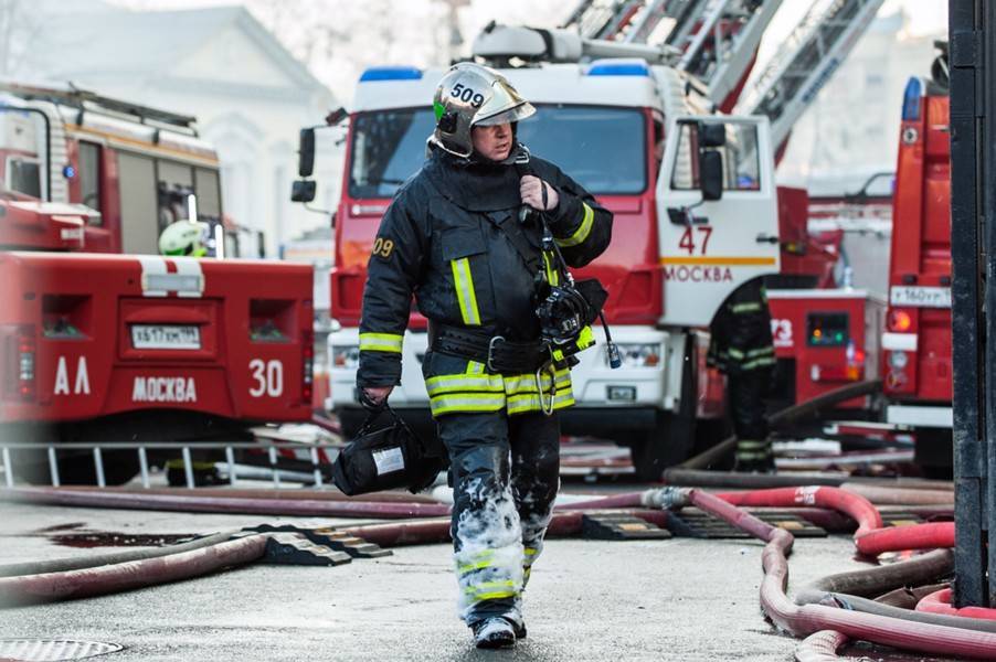 Пожар в здании в Басманном районе ликвидирован - m24.ru - Москва - Пермь
