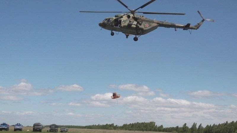 Вертолеты Ми-8 ЦВО переброшены к местам очагов пожара в Красноярском крае - riafan.ru - Россия - Красноярский край - Иркутская обл. - Екатеринбург - Новосибирск - Красноярск - респ. Саха - респ.Бурятия - Свердловская обл. - Новосибирская обл. - Омская обл. - Братск