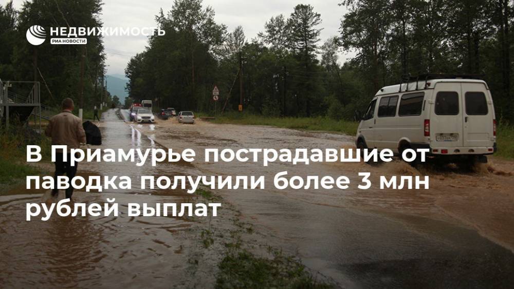 Василий Орлов - В Приамурье пострадавшие от паводка получили более 3 млн рублей выплат - realty.ria.ru - Амурская обл. - Благовещенск