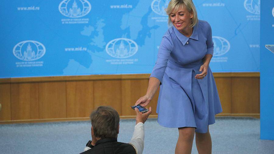 Марья Захарова - Американский журналист задал Захаровой вопрос необычным образом - iz.ru - Москва - Россия - США - New York