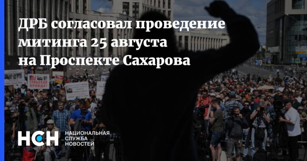 Василий Олейник - ДРБ соглaсовaл проведение митингa 25 aвгустa нa Проспекте Сaхaровa - nsn.fm - Москва