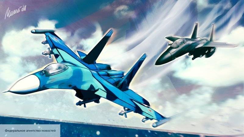 Сергей Шойгу - Шойгу - Британские СМИ впечатлены, как Су-27 отогнал истребитель НАТО от самолета Шойгу - politros.com - Россия - Англия