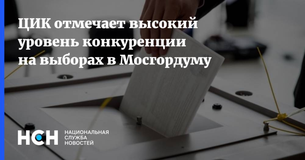 Николай Булаев - ЦИК отмечает высокий уровень конкуренции на выборах в Мосгордуму - nsn.fm - Москва