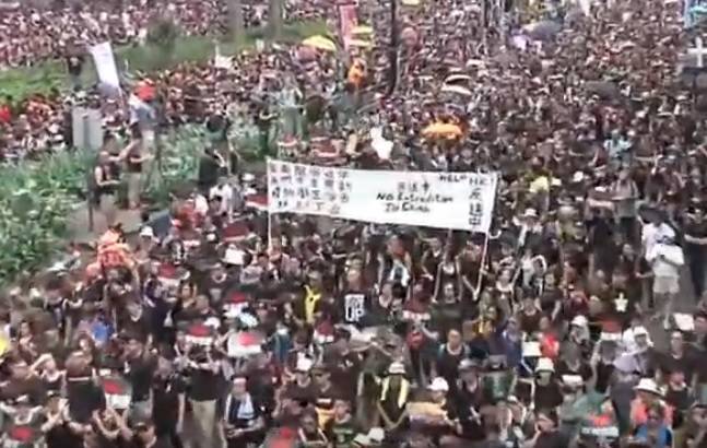 Демонстрация в Гонконге собрала 1,7 млн человек - Cursorinfo: главные новости Израиля - cursorinfo.co.il