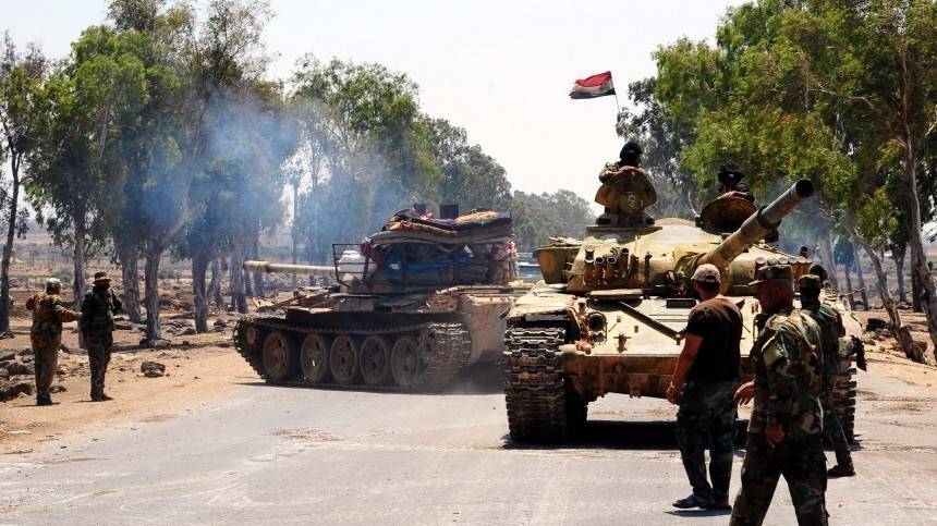 Сирийская армия «отбивает» город Хан-Шейхун у террористов - 5-tv.ru - Сирия - Хан-Шейхун