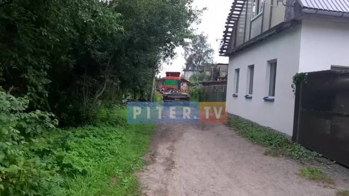 На месте пожара в Парголово ведутся следственные работы - piter.tv - р-н Выборгский