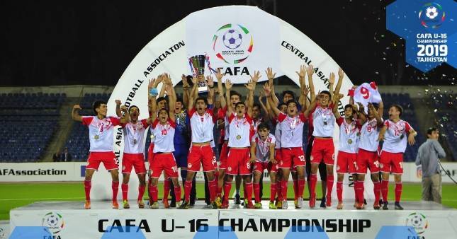 Юношеская сборная Таджикистана (U-16) стала победителем чемпионата CAFA-2019 - dialog.tj - Узбекистан - Душанбе - Киргизия - Иран - Таджикистан - Афганистан - Туркмения