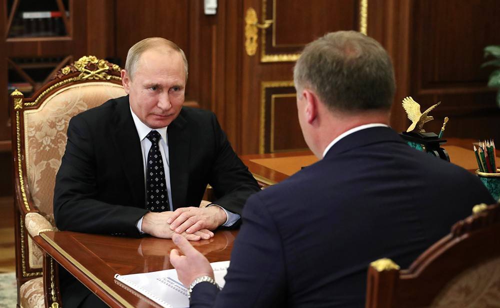 Владимир Путин - Игорь Бабушкин - Путину представили проект по развитию Астраханской области - tvc.ru - Астраханская обл.