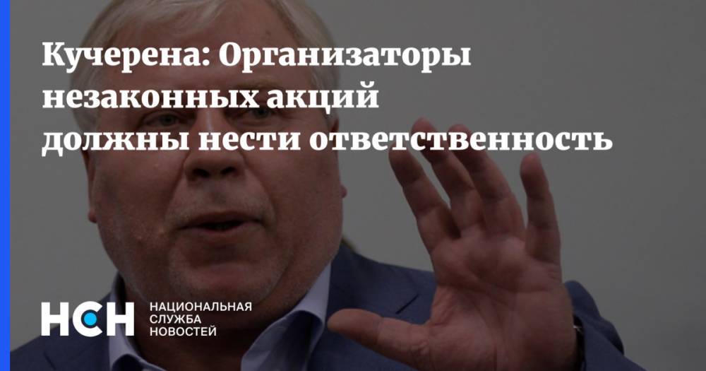 Анатолий Кучерена - Кучерена: Организаторы незаконных акций должны нести ответственность - nsn.fm - Россия