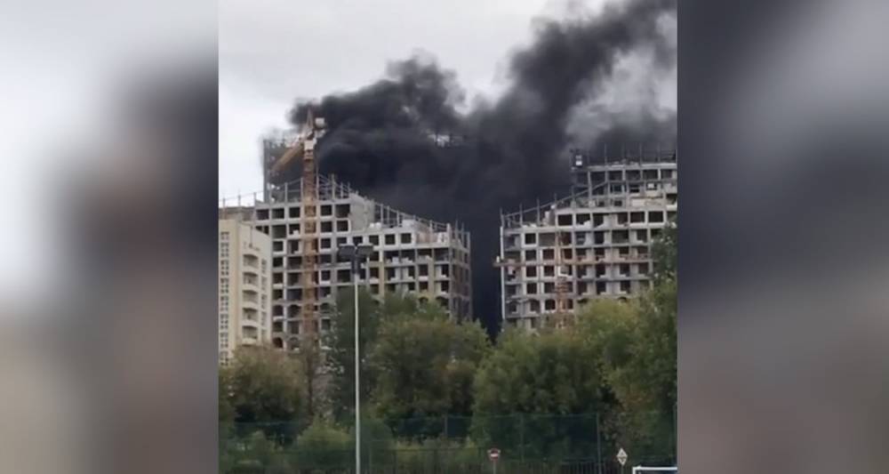 Пожар в районе Щукино ликвидировали - m24.ru - Москва - район Щукино