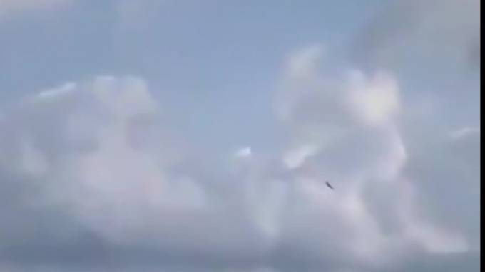 Момент падения самолета C101 ВВС Испании в Средиземное море сняли на видео очевидцы - piter.tv - Испания