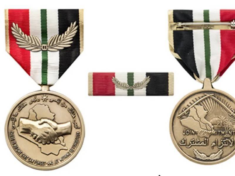 Американец собирает деньги на медали, обещанные Ираком восемь лет назад - news.ru - Ирак