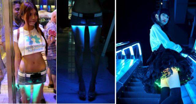 Китайский бьюти-тренд сезона: юбки со светодиодной подсветкой - lemurov.net - Китай - Гонконг - Япония - Макао