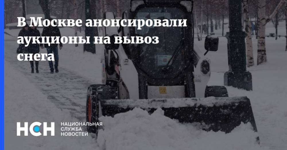 Геннадий Дегтев - В Москве анонсировали аукционы на вывоз снега - nsn.fm - Москва - округ Центральный