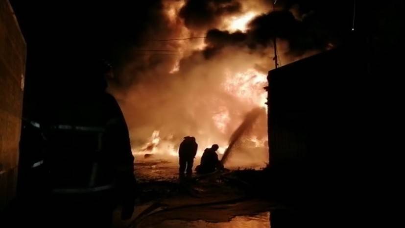 Под Нижним Новгородом на промышленном складе произошёл крупный пожар - russian.rt.com - Нижегородская обл. - район Богородский