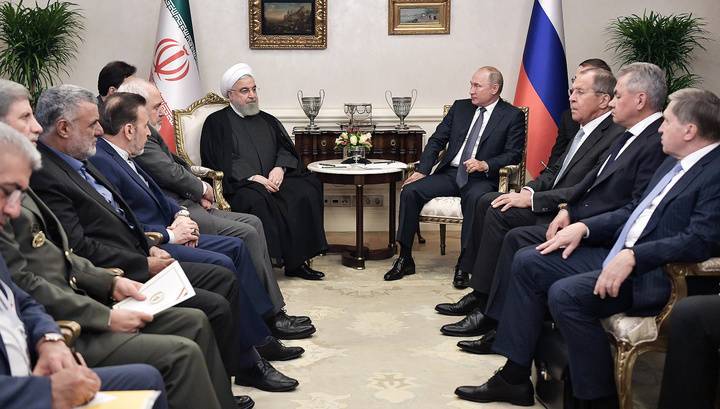 Владимир Путин - Хасан Рухани - Путин: Иран внес значительный вклад в ликвидацию террористических очагов в Сирии - vesti.ru - Россия - Сирия - Иран - Анкара - Тегеран