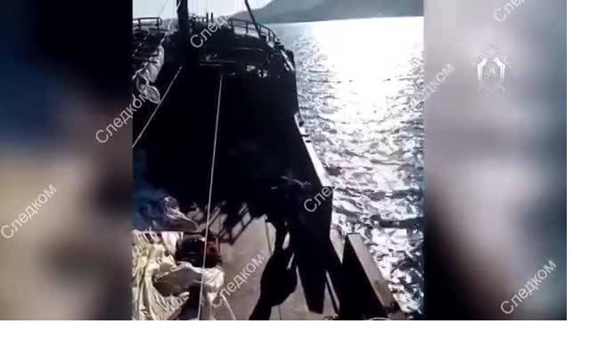 Опубликовано видео осмотра рыболовецкой шхуны КНДР - piter.tv - Россия - КНДР