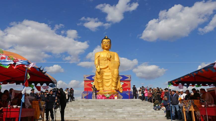 В России открыли крупнейшую в Европе статую Будды - mir24.tv - респ. Калмыкия