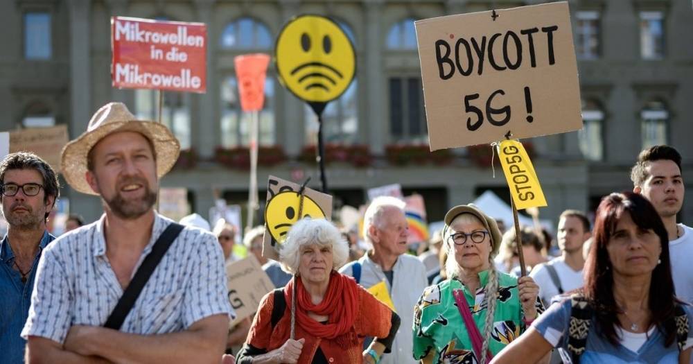 В Европе начались массовые протесты против 5G - popmech.ru - Швейцария - Берн