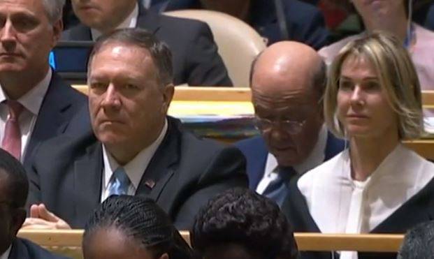 Дональд Трамп - Уилбур Росс - Министр торговли США задремал во время речи Трампа в ООН - politexpert.net - США
