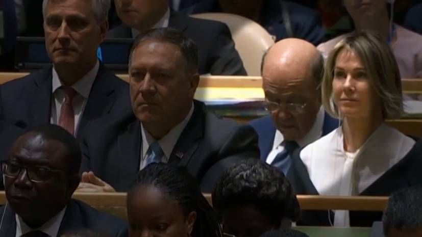 Дональд Трамп - Уилбур Росс - Министр спит — заседание идёт: американский чиновник заснул во время речи Трампа на Генассамблее ООН - russian.rt.com - Китай - США - Венесуэла - Иран - Нью-Йорк