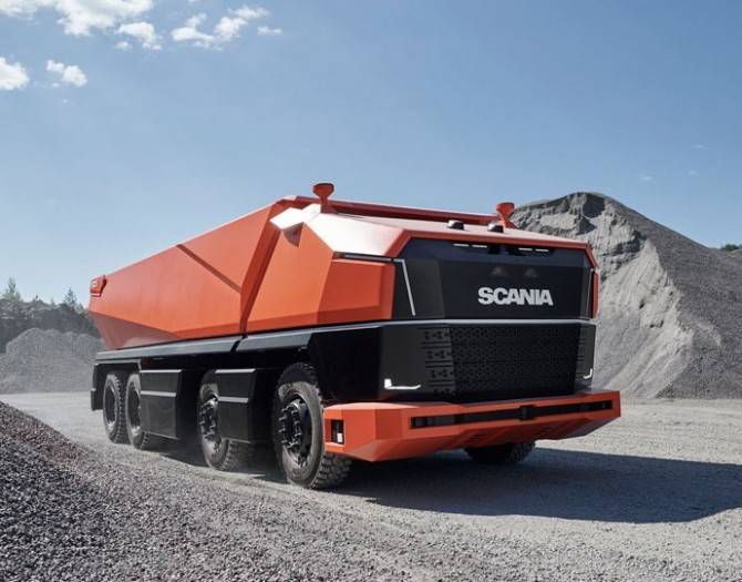 Scania представила концептуальный беспилотный автомобиль без кабины - autostat.ru