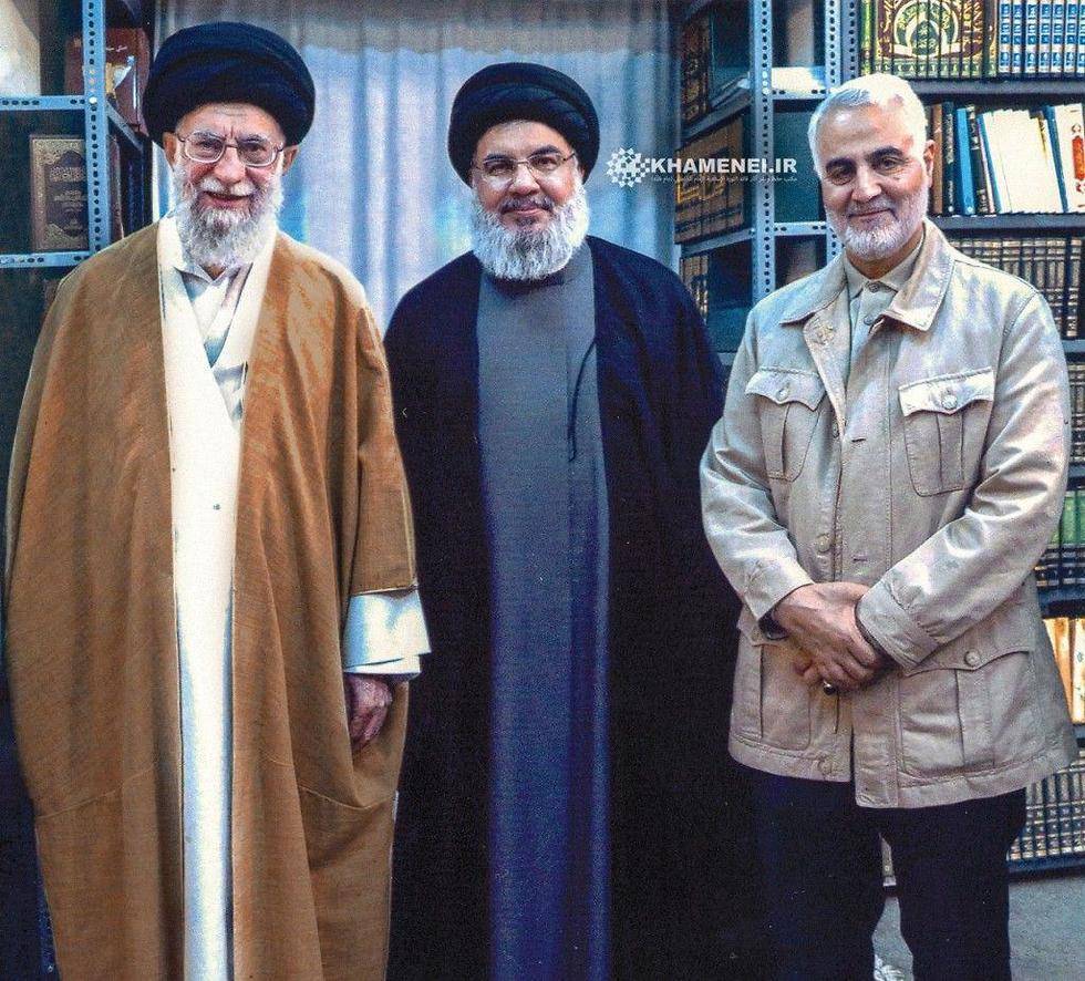 Касем Сулеймани - Аля Хаменеи - Ось зла: опубликовано редкое фото Насраллы с иранскими покровителями - vesty.co.il - Иран