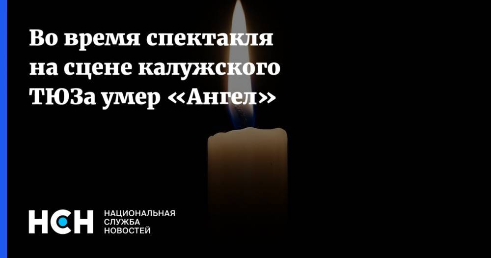 Андрей Семенов - Николай Гоголь - Во время спектакля на сцене калужского ТЮЗа умер «Ангел» - nsn.fm - Калуга