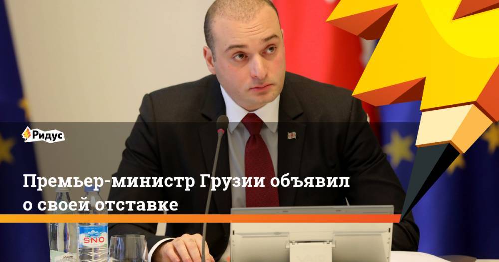 Мамука Бахтадзе - Премьер-министр Грузии объявил о своей отставке - ridus.ru - Грузия