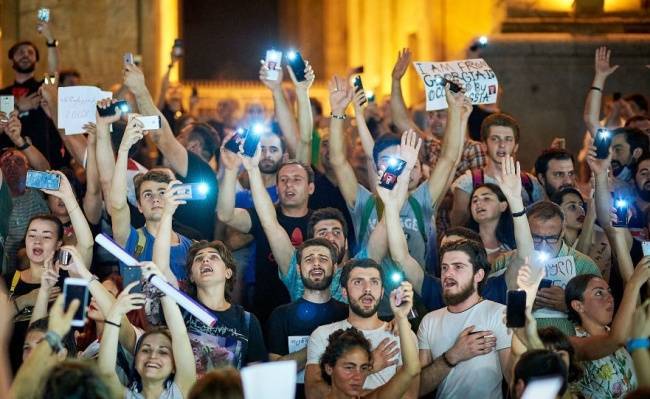 Мамука Бахтадзе - Георгий Гахария - «Не сойдет с рук»: в Тбилиси анонсировали очередную акцию протеста - eadaily.com - Грузия