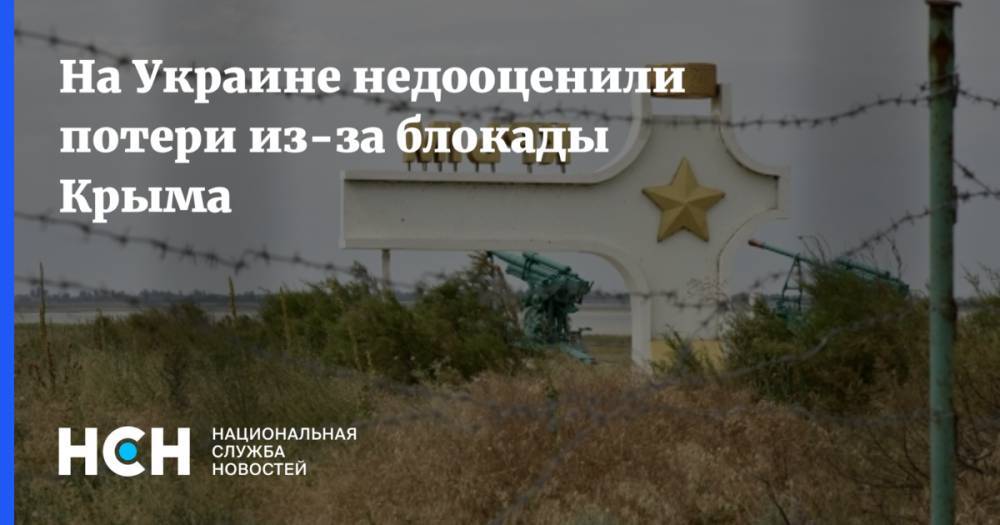 Виктор Суслов - На Украине недооценили потери из-за блокады Крыма - nsn.fm - Украина - Крым - Турция - Кубань - Ставрополье