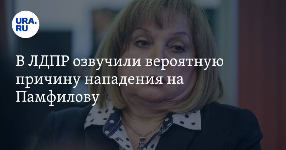 Элла Памфилова - В ЛДПР озвучили вероятную причину нападения на Памфилову - ura.news - Россия