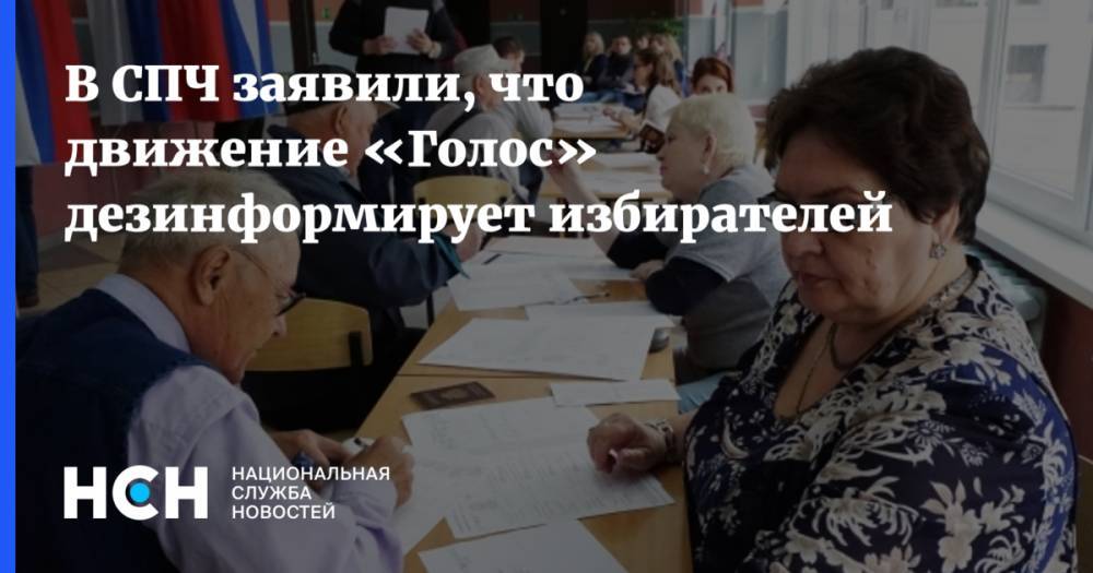 Игорь Борисов - В СПЧ заявили, что движение «Голос» дезинформирует избирателей - nsn.fm - Россия