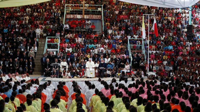 Франциск - На мессу Папы Римского на Мадагаскаре пришёл 1 млн человек - russian.rt.com - Мадагаскар - Ватикан - Острова