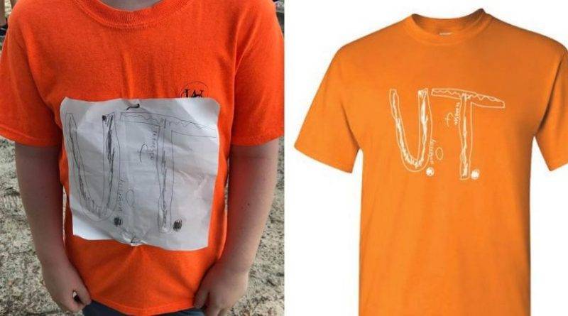 Парнишку высмеяли за самодельную футболку UT. Тогда Университет Теннесси сделал его рисунок своим официальным дизайном - usa.one - штат Теннесси - шт.Флорида
