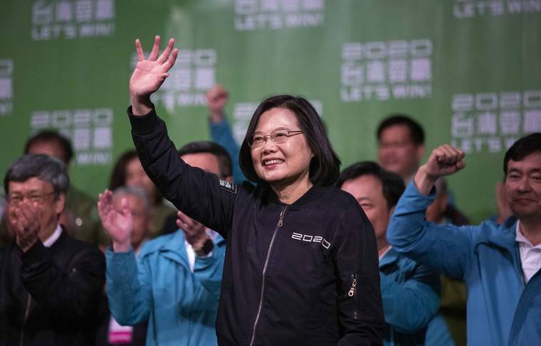 Си Цзиньпин - Цай Инвэнь - Действующая глава администрации снова победила на выборах на Тайване - news.ru - Китай - Тайвань - Лидер