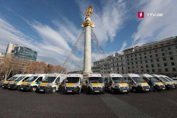 Каха Каладзе - Екатерина Тикарадзе - Мэрия Тбилиси передала Минздраву кареты скорой помощи - eadaily.com