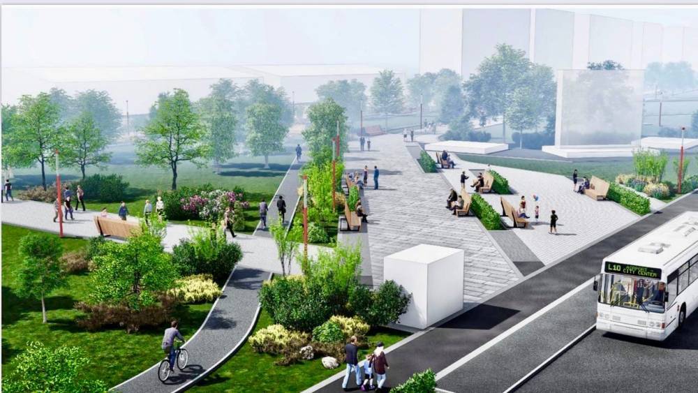 Сергей Кузнецов показал на фото, как будет выглядеть новый парк в Новокузнецке - gazeta.a42.ru - район Новокузнецка