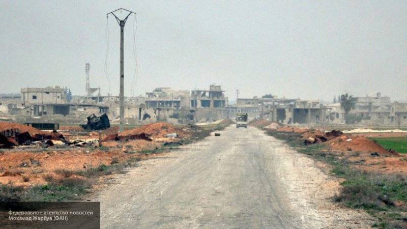 Вертолет сирийских ВВС атаковал позиции боевиков на юге Идлиба - nation-news.ru - Сирия - Серакиб