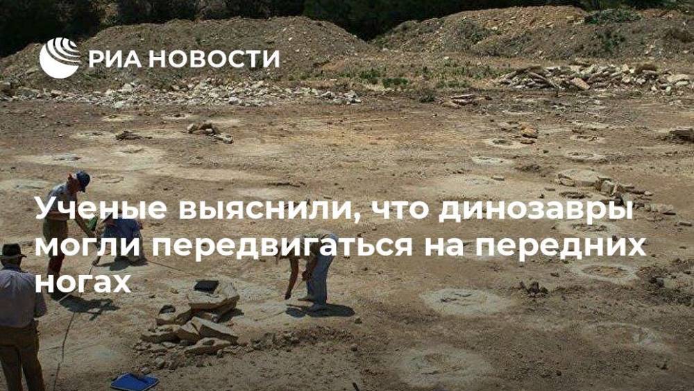 Ученые выяснили, что динозавры могли передвигаться на передних ногах - ria.ru - Москва - США - Техас