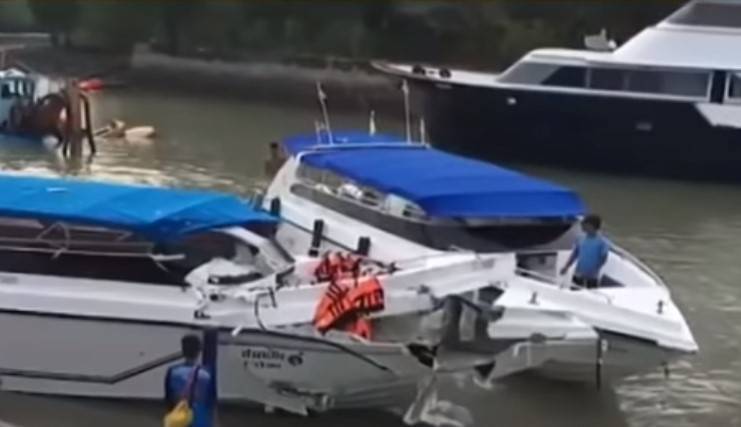 Капитан одного из катеров в Таиланде назвал причину столкновения с другим судном - vm.ru - Россияне