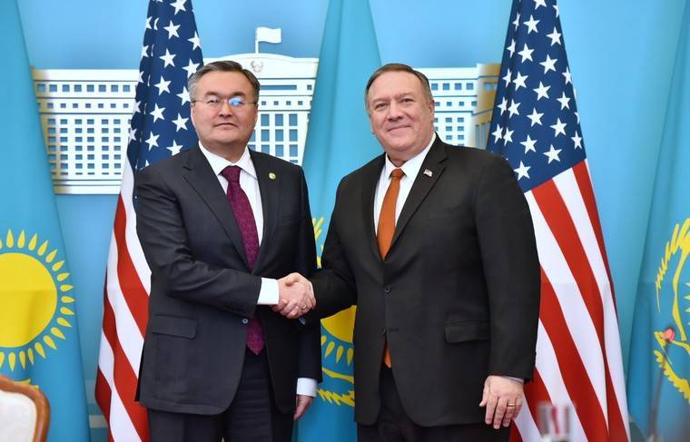 Майкл Помпео - Мухтар Тлеуберди - США призвали Казахстан к сотрудничеству с американскими компаниями - news.ru - Россия - США - Казахстан - Белоруссия - Сотрудничество