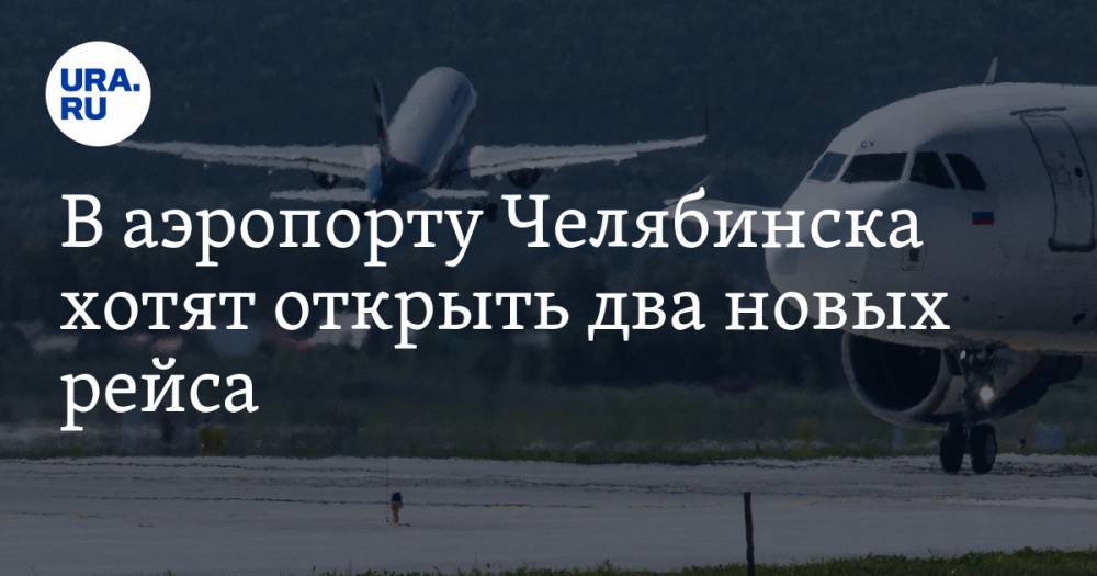 Алексей Нечаев - В аэропорту Челябинска хотят открыть два новых рейса — URA.RU - ura.news - Башкирия - Челябинская обл. - Уфа - Челябинск - Калининград - Калининградская обл.